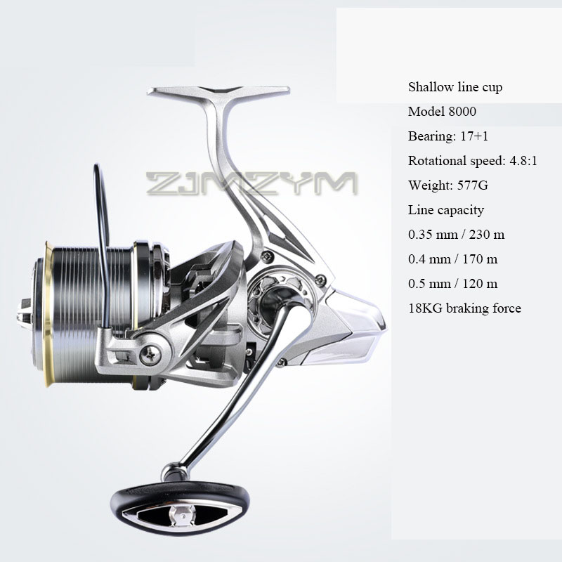 Reel Spare Spool - Kołowrotek spinningowy 18KG z dużym hamulcem,