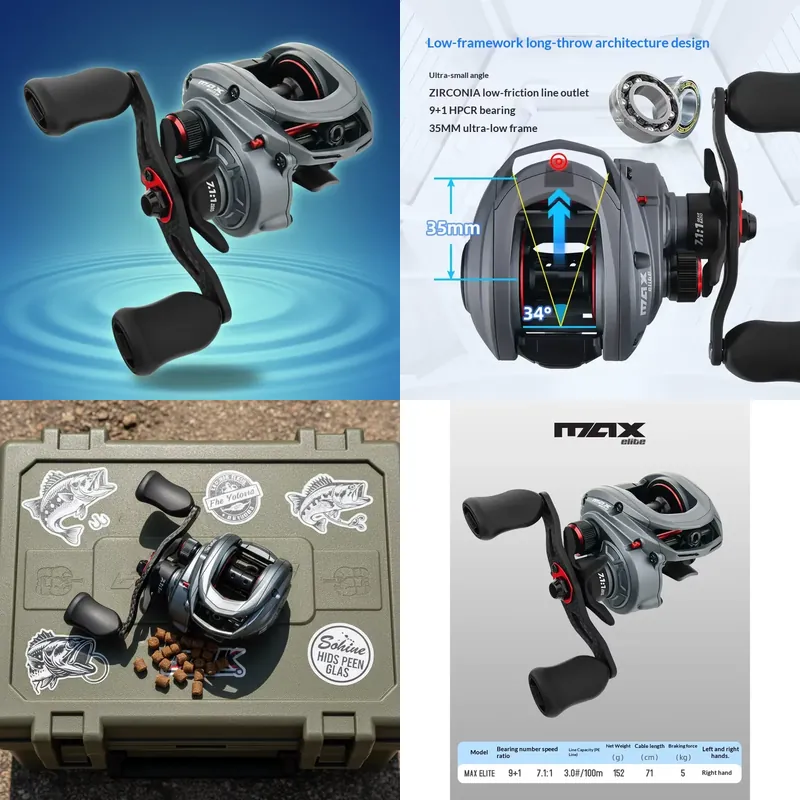 ZGLY Abu Garcia Elite Dropper  – Baitcasting Reel recenzja i cena